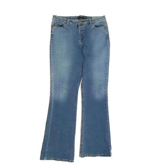 BandolinoBlu Aria Bootcut Women's size 8 Medium Wash Blue Denim Jeans - Picture 1 of 4